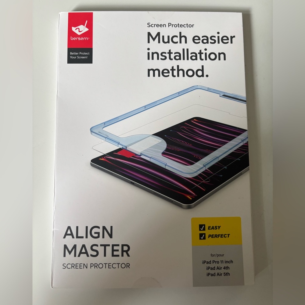 Bersem Align Master‎ Screen Protector for iPad Pro 11 inch